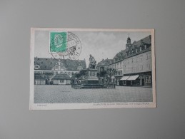 ALLEMAGNE HESSE HANAU GEBRUDER GRIMM-DENKMAL MIT MARKPLATZ - Hanau