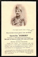 MEMENTO GUERRE 1914 1918 CAPORAL 60e INFANTERIE POILU  MORT POUR FRANCE - 1914-18