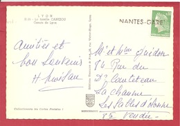YetT N°1611 GRIFFE LINEAIRE D'ANNULATION NANTES 1969  VOIR LES 2 SCANS - 1961-....