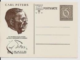 CPSM Allemagne Germanie Entier Postal Non Circulé Patriotique Période Guerre Nazis Carl PETERS - Autres & Non Classés