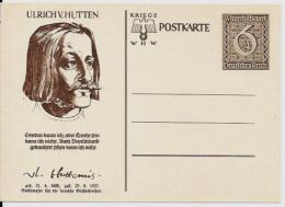 CPSM Allemagne Germanie Entier Postal Non Circulé Patriotique Période Guerre Nazis Ulrich V Hutten - Otros & Sin Clasificación