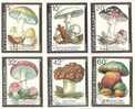 BULGARIA \ BULGARIE - 1991 - Champignons Veneneux - 6v - Obl. - Used Stamps