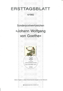 Bund 1986: Mi.-Nr.  1121: Goethe, ETB   C018) - 1981-1990