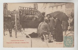 CPA PIONNIERE COMMERCE FOIRE - Croquis De Foire : Trop Jeune Ml'n'ami Pour M'monter L'cou (origine MONTATAIRE Oise) - Fairs