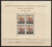 Ayuntamiento BARCELONA  Edifil Especializado  31/32** LUJO      Serie Completa   1941   NL1246 - Asturias & Leon