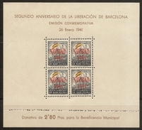 Ayuntamiento BARCELONA  Edifil Especializado  31/32** LUJO      Serie Completa   1941   NL1246 - Asturien & Léon