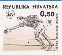 1995   BOCCE PETANQUE  NOK-OLYMPISCHE KOMITEE HRVATSKA KROATIEN RRR  IMPERFORATE RRR  BRUCK PHASE II  MNH - Bocce