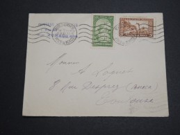 MONACO - Enveloppe Pour Toulouse En 1937 , Affranchissement Plaisant - A Voir - L 5711 - Storia Postale