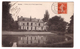 28 Arrou Chateau De La Foret Façade Ouest , Cachet Arrou 1912 - Other Municipalities