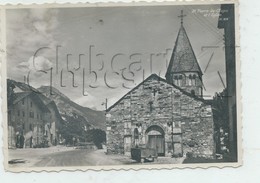 Chamoson (Suisse, Valais) : L'église Et La Station Essence Du Hameau De Saint-Pierre-de-Clages En 1950 GF. - Chamoson