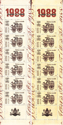 VARIETE BC 2526A ** -  1 CARNET  FOND QUASI BLANC AU LIEU  BRUN - TRES VISIBLE AU SCANN - RRR !!! - Unused Stamps