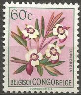 Belgian Congo - 1952 Flowers Series 60c MH   SG 302  Sc 269 - Nuovi