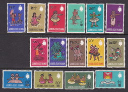 Gilbert And Ellice Islands SG 110-124  1966 Definitives Surcharged Mint Hinged - Gilbert- Und Ellice-Inseln (...-1979)