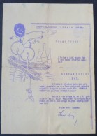 HRVATSKI ŠPORTSKI KLUB "HAJDUK" - OSIJEK 1942, NDH, BOŽIĆNA ČESTITKA  UPRAVE KLUBA - Other & Unclassified