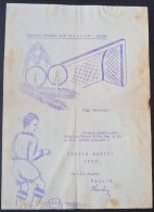 HRVATSKI ŠPORTSKI KLUB "HAJDUK" - OSIJEK 1942, NDH, BOŽIĆNA ČESTITKA  UPRAVE KLUBA - Altri & Non Classificati