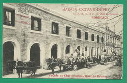CPA GIRONDE 16 &ndash; BORDEAUX, Carte Publicitaire De La MAISON OCTAVE DUPUY - Bordeaux