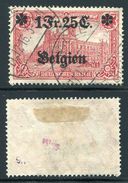 Dt. Besetzung Belgien Michel-Nr. 8 Vollstempel - Bezetting 1914-18