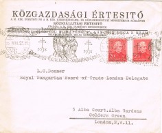 20362. Carta BUDAPEST (Hungria) 1918. Magyar . Boletin Economico - Cartas & Documentos