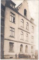 Bochum LANGENDREER Reihenhaus Fassade Mit Bewohner Davor Original Fotokarte Der Zeit 26.2.1909 Gelaufen - Bochum