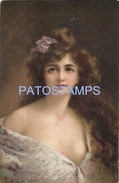 62694 ART ARTE SIGNED ASTI WOMAN SENSUAL BEAUTIFUL POSTAL POSTCARD - Asti