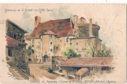 **42** -Environs De Saint Alban Les Eaux Château Du Maréchal D'Albon  TTB Neuve - Charlieu