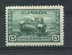 CANADA    1942    13c  Dull  Green  MH  ( Slight  Stain On One Perf Hence Price) - Unused Stamps