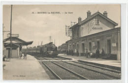 92 Bourg La Reine La Gare Arrivée D'un Train - Bourg La Reine