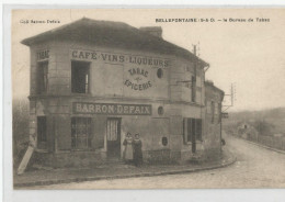 Val D'oise - 95 - Bellefontaine Le Bureau De Tabac Animée Ed Photo Laroche De Livry Gargan - Other & Unclassified