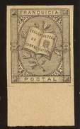 Franquicia Postal  Edifil Especializado  7 (*)  Alegoría Literaria  1881   Marquillado D. Antonio Cajal  NL1236 - Nuevos