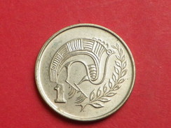 Chypre  1 Cent   Nickel Laiton  1985   KM#53.3    SUP - Zypern