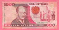 MOZAMBIQUE, Banknote, 1991, Used VF.. 1000 Meticais - Mozambique