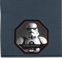 JETON 2015 COLLECTOR. STAR WARS ( LECLERC ).  STORMTROOPER. N° 12  ( COSMIC SHELLS - Episodio II