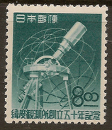 JAPAN 1949 8y Telescope SG 555 UNHM #XI154 - Nuevos