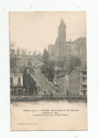 Cp, 32 , AUCH , L'escalier Monumental De 373 Marches Et Ancienne Tour Des Vieilles Prisons , Voyagée 1904 - Auch