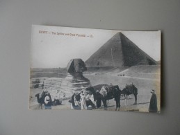 EGYPTE THE SPINX AND GREAT PYRAMID - Pyramiden