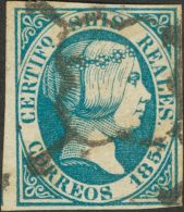 10 º 6 Reales Azul. MAGNIFICO. @Edifil 2017: 1475€ - Neufs