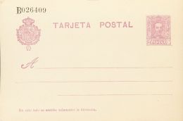 EP57 (*) 15 Cts Violeta Sobre Tarjeta Entero Postal. MAGNIFICA. @Edifil 2017: 78€ - Otros & Sin Clasificación