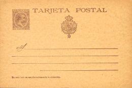 36 (*) 10 Cts Castaño Sobre Tarjeta Entero Postal. MAGNIFICA. @Edifil 2017: 178€ - Sonstige & Ohne Zuordnung