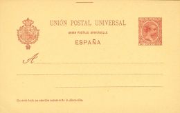 EP31 (*) 5 Cts Carmín Sobre Tarjeta Entero Postal. MAGNIFICA. @Edifil 2017: 77€ - Sonstige & Ohne Zuordnung