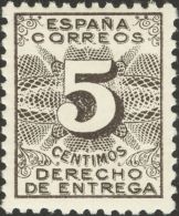 592 ** 5 Cts Negro. Excepcional Centraje. MAGNIFICO. - Nuevos