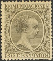 222 * 30 Cts Bronce. MAGNIFICO. @Edifil 2017: 84€ - Unused Stamps