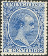 215 * 5 Cts Azul. MAGNIFICO. - Unused Stamps