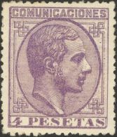 198 * 4 Pts Violeta. Excepcional Color Y Centraje. PIEZA DE LUJO. - Nuevos