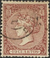 83 º 19 Cuartos Castaño. Excelente Centraje Y Color Intenso. PIEZA DE LUJO. Cert. CEM. @Edifil 2017: 610&eur - Ungebraucht