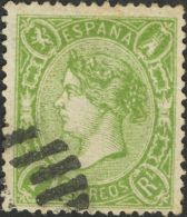 78 º 1 Real Verde. Excelente Centraje Y Color Muy Intenso. PIEZA DE LUJO. @Edifil 2017: +++720€ - Ungebraucht