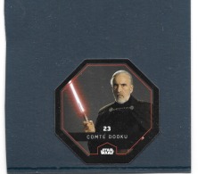 JETON 2015 COLLECTOR. STAR WARS ( LECLERC ).  COMTE DOOKU. N° 23.   ( COSMIC SHELLS - Episodio II