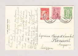 Griechenland 21.3.1913 Ansichtskarte (Taormina It.) Nach Boniswil AG - Lettres & Documents