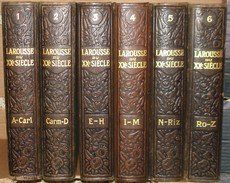 LAROUSSE DU XXeme Siécle En 6 Volumes.1928-1933.Poids + De 30 Kgs (Envoi En 2 Colis) - Dictionaries