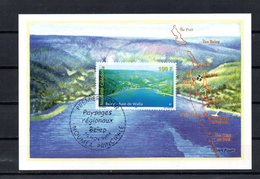 NOUVELLE CALEDONIE 2004 CARTE MAXIMUM TIMBRE N°934 LA BAIE DE WALLA - Cartes-maximum