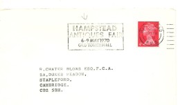 POSMARKET HAMPSTEAD 1970 - Poststempel